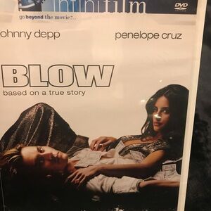 Blow DVD Cover with Johnny Depp and Penelope Cruz